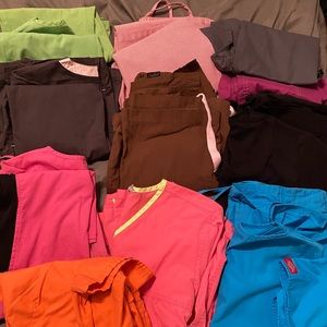 Lot of 10 women’s scrub sets